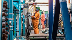 Well test operations on the semisubmersible drilling rig West Hercules