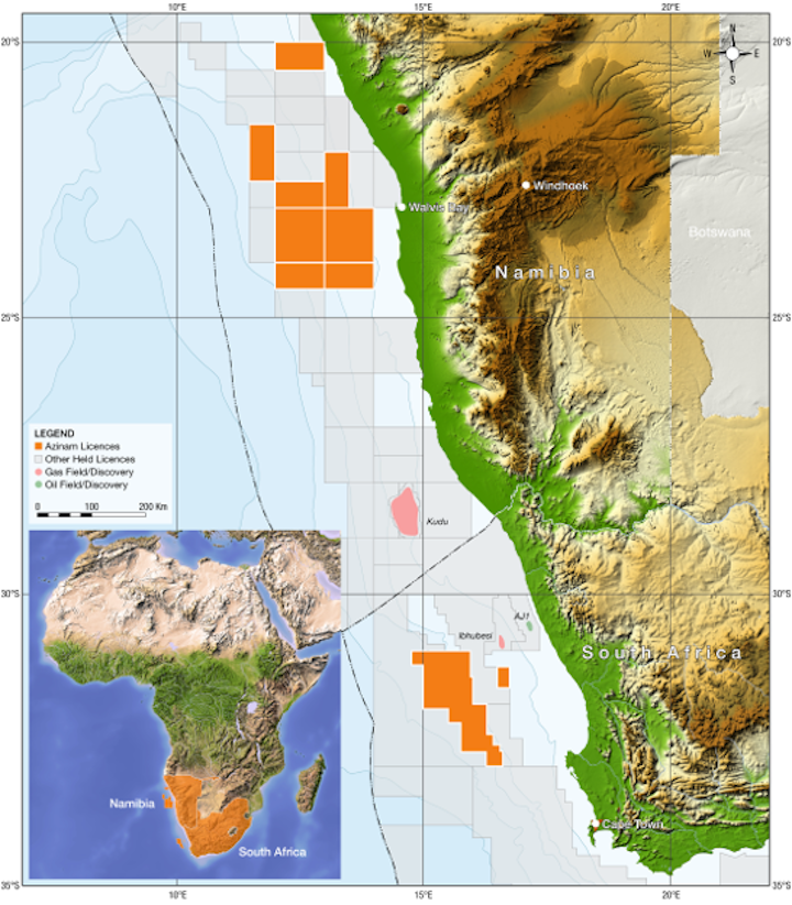 Azinam offshore South Africa