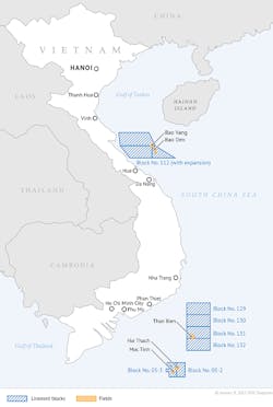 Bao Vang field offshore Vietnam