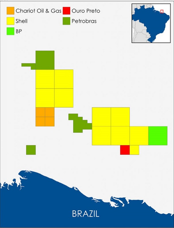 Chariot Oil & Gas licenses offshore Brazil
