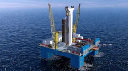 Huisman drilling system for a CMHI moored semisubmersible