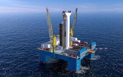 Huisman drilling system for a CMHI moored semisubmersible Huisman drilling system for a CMHI moored semisubmersible