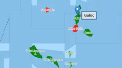 Galoc oil field offshore the Philippines