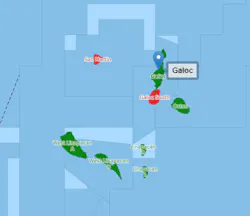 Galoc oil field offshore the Philippines