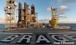 Brage platform offshore Norway Brage platform offshore Norway