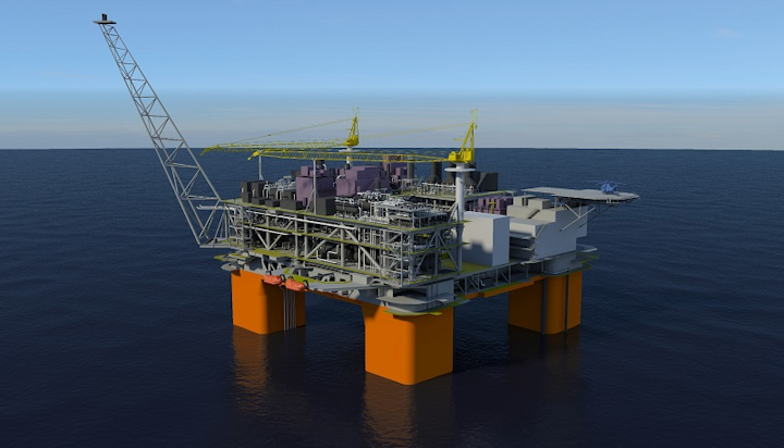 BP’s Mad Dog Phase 2 semisubmersible floating production facility