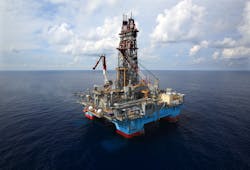 Mærsk Deliverer semisubmersible drilling rig Mærsk Deliverer semisubmersible drilling rig