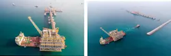 Floatover installation of the REGAS topsides offshore Bahrain
