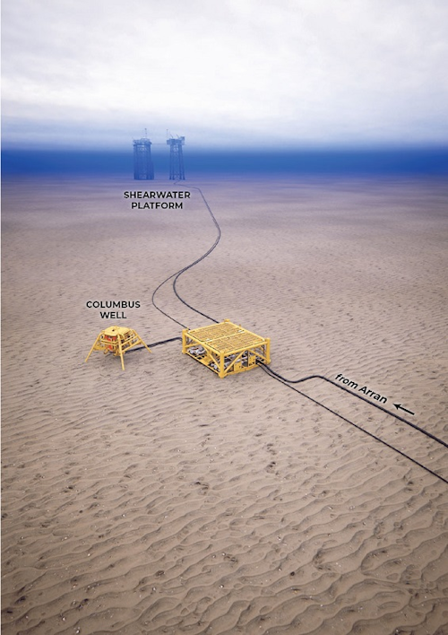 Columbus field development in the UK central North Sea