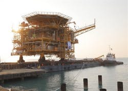 Forouzan platform 18F topsides Forouzan platform 18F topsides