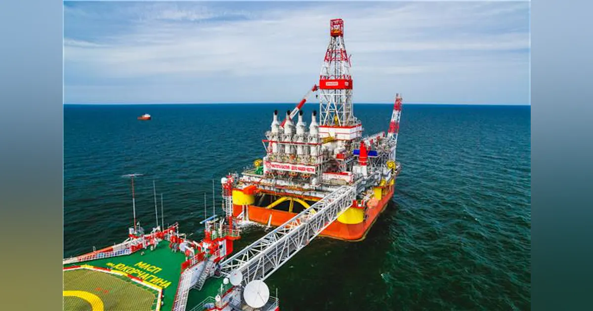Drilling continues at Yury Korchagin in the Caspian Sea | Offshore Magazine