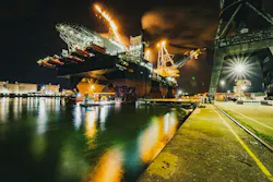 Saipem 7000 at Damen Verolme Rotterdam