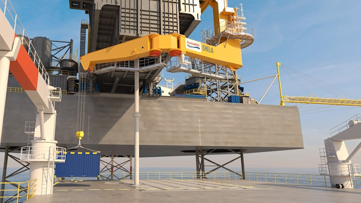 Chela, GustoMSC's multi-purpose offshore crane