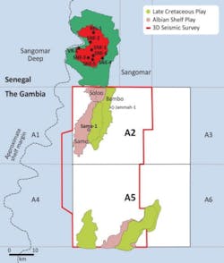 Samo-1 well offshore The Gambia
