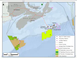 Offshore eastern Canada