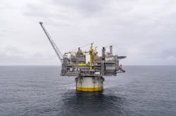 Aasta Hansteen spar platform in the Norwegian Sea Aasta Hansteen spar platform in the Norwegian Sea