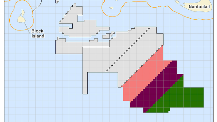 Lease areas offshore Massachusetts
