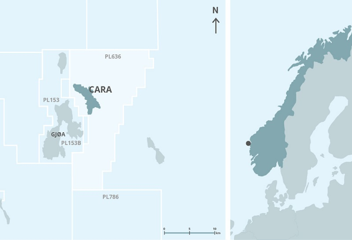 Cara in PL636 in the Norwegian North Sea