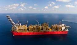 Prelude FLNG vessel offshore Western Australia Prelude FLNG vessel offshore Western Australia