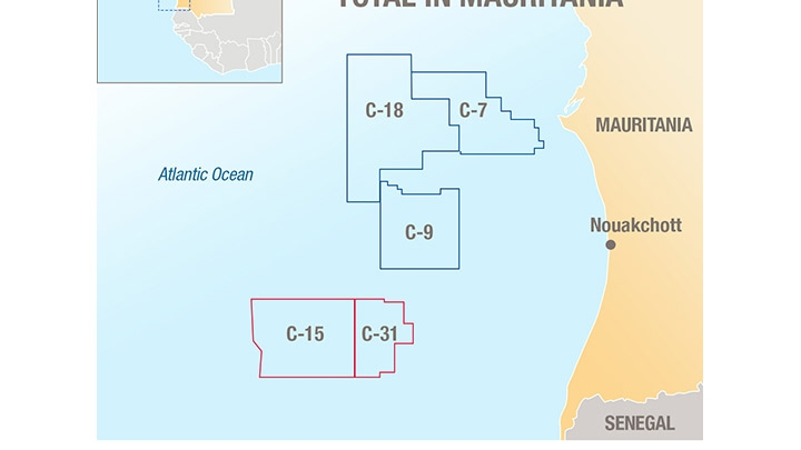Total licenses offshore Mauritania