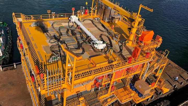 Rashid D wellhead platform
