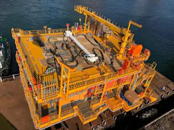 Rashid D wellhead platform