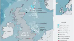 Equinor operations offshore the UK