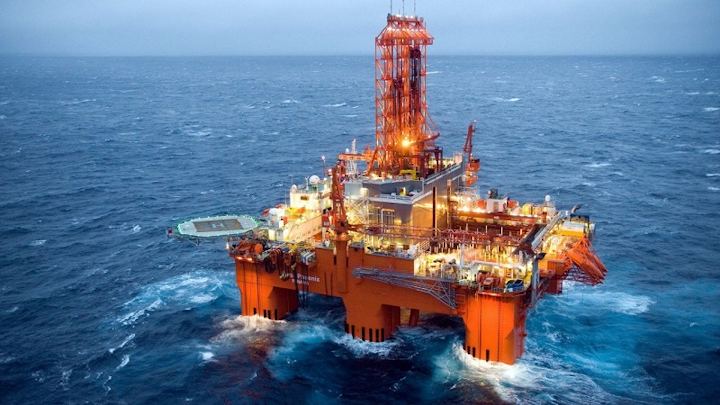 West Phoenix semisubmersible drilling rig