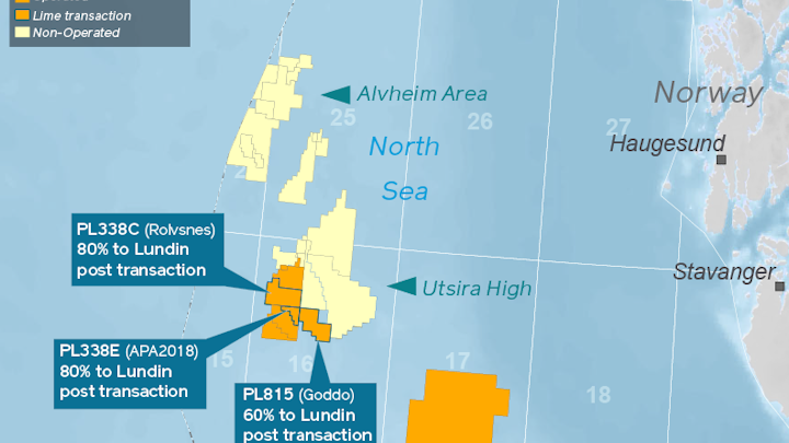 Lundin's operations in the Utsira High in the Norwegian North Sea