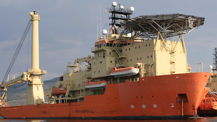 Toisa Pegasus, a multi-purpose offshore construction and dive support vessel
