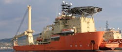 Toisa Pegasus, a multi-purpose offshore construction and dive support vessel Toisa Pegasus, a multi-purpose offshore construction and dive support vessel