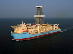 Ultra-deepwater drillship Maersk Viking