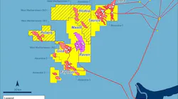 West Nile Delta concession in the Mediterranean Sea offshore Egypt
