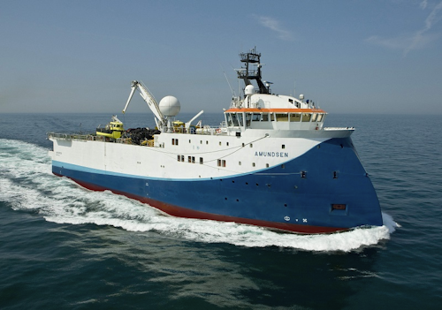 Amundsen seismic vessel