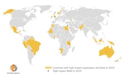 High-impact wells in 2019 High-impact wells in 2019