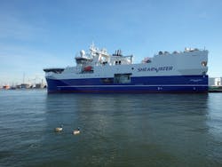 The seismic vessel Amazon Warrior The seismic vessel Amazon Warrior