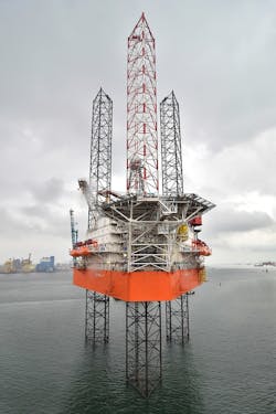 Cantarell IV jackup drilling rig Cantarell IV jackup drilling rig