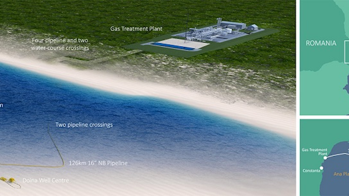 Midia gas development project in the Black Sea offshore Romania