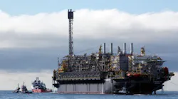 P-76, the third FPSO installed on the Búzios field in the presalt Santos basin offshore Brazil