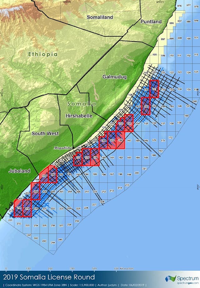 Somalia&apos;s 2019 offshore licensing round
