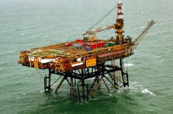 DP3 platform in the East Irish Sea DP3 platform in the East Irish Sea