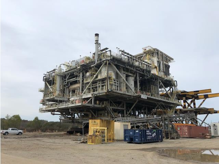 Decommissioned Red Hawk Platform Up For Sale Offshore