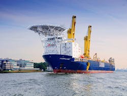 Jumbo's DP-2 heavy-lift crane vessel Fairplayer Jumbo's DP-2 heavy-lift crane vessel Fairplayer