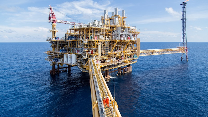 Bongkot field offshore Thailand