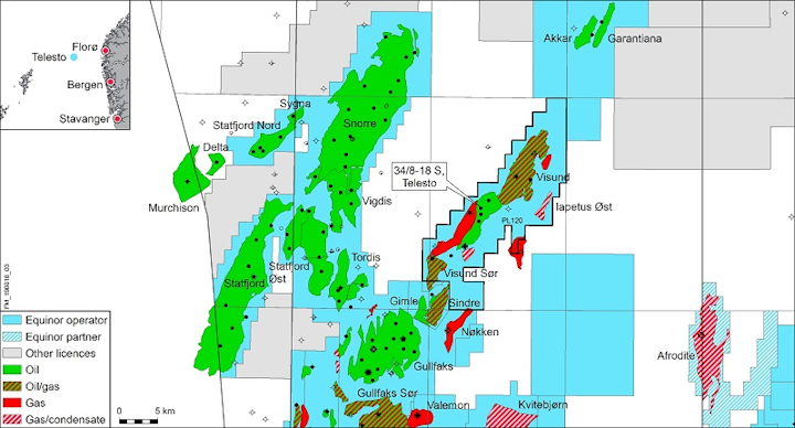 Telesto in the Norwegian North Sea