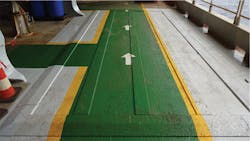 Deck repair following application of ColdShield. Deck repair following application of ColdShield.