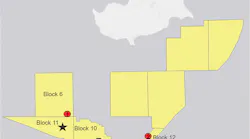 Location of the Glaucus-1 discovery in block 10 offshore Cyprus