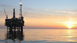 Magnus platform in the East Shetland basin. Magnus platform in the East Shetland basin.