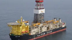 The drillship Saipem 12000 drilled Eni’s ultra-deepwater Kekra-01 well offshore Pakistan.