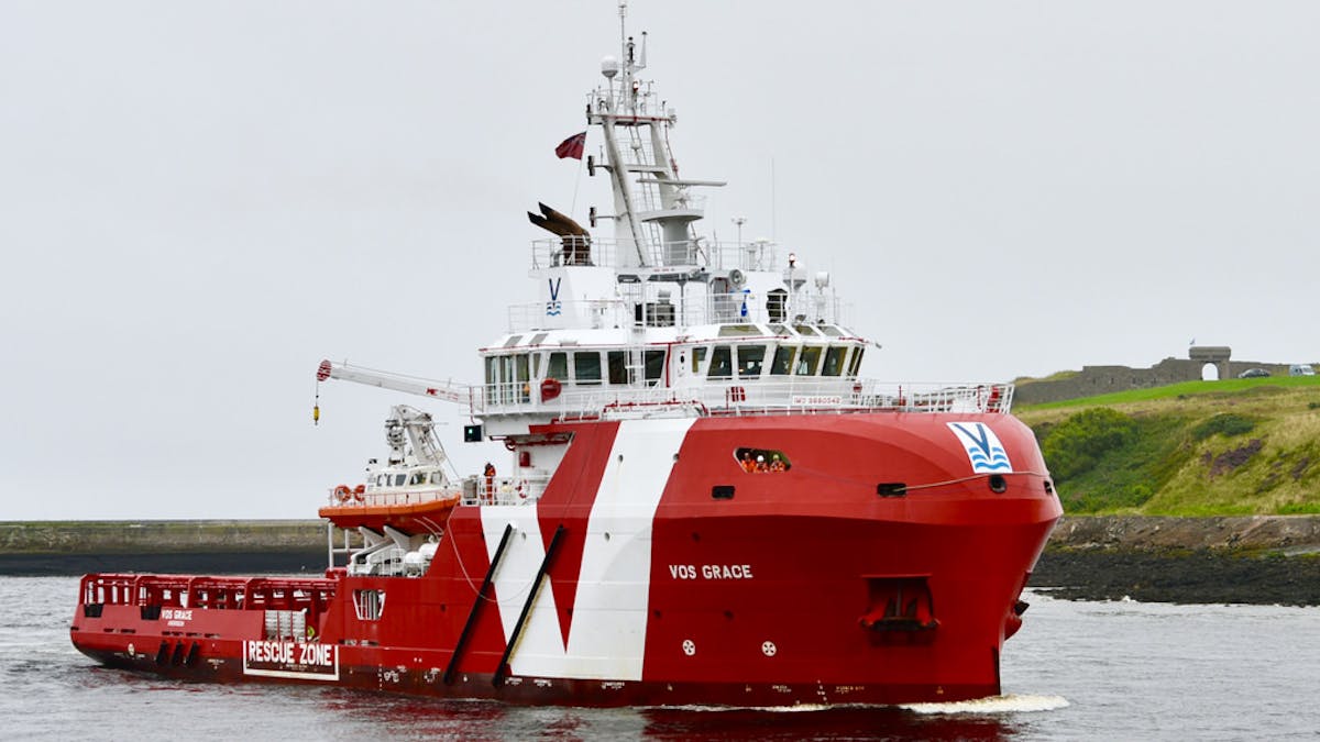 The VOS Grace is one of three vessels that will support BP&rsquo;s operations in the Caribbean.
